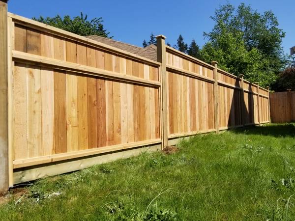 Cedar Fencing project by H&A Cedar Fencing