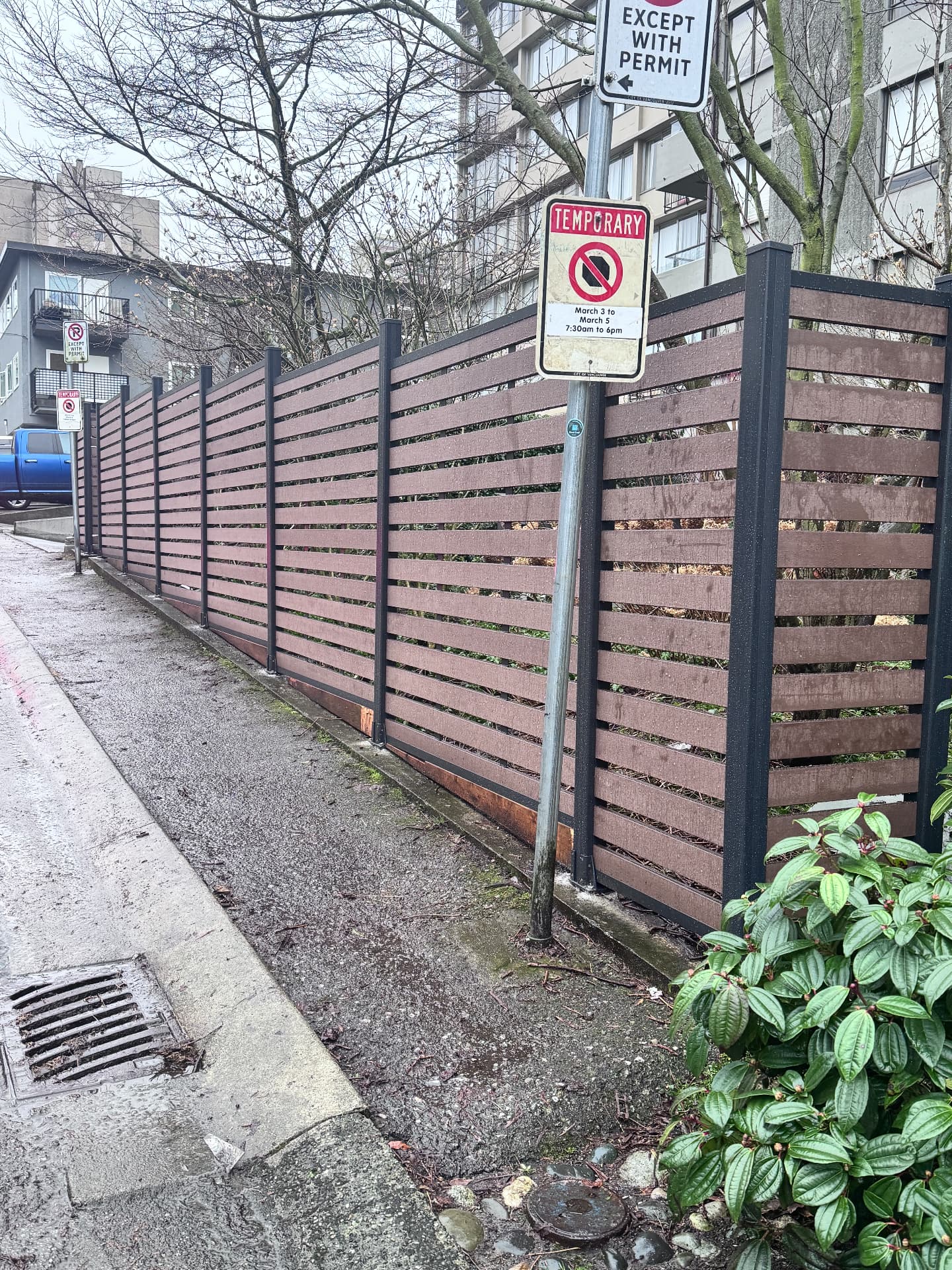 Composite Fencing project by H&A Cedar Fencing